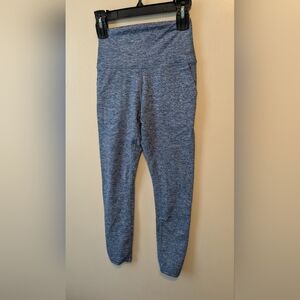 Aerie Heathered Blue The Hugger Leggings